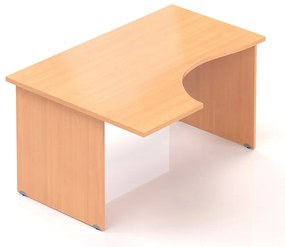 Ergonomický stôl Visio 140 x 100 cm, ľavý, buk