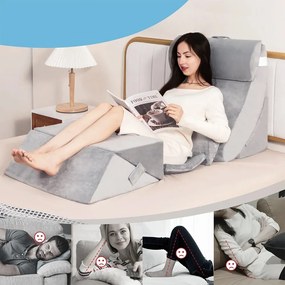 Sada ortopedických vankúšov s klinom 7 kusov