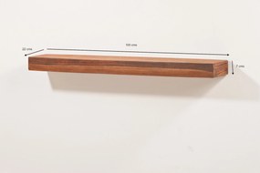 furniture-nabytek.cz - Nástenná polica z masívu 100x22 z indického palisandra