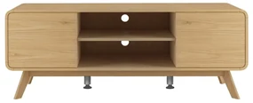 TV stolík v dekore duba v prírodnej farbe 140x53 cm Cassie - Støraa