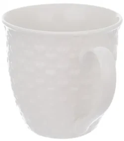 Orion Keramický hrnček SRDCE, 580 ml, bílá