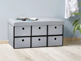 Livarno home Lavica s úložným priestorom (bledosivá)  (100342326)