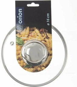 Orion Pokrievka sklenená pr. 16 cm nerez úchyt, 16 cm