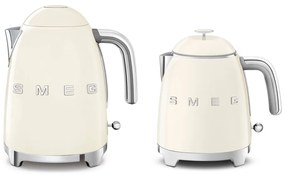 Krémová rýchlovarná kanvica z nehrdzavejúcej ocele 800 ml Retro Style – SMEG