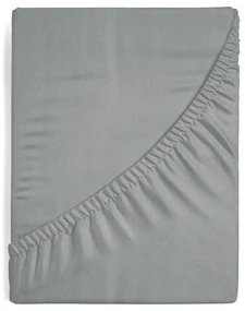 JERSEY PRESTIERADLO 220X240 CM, VÝŠKA 30 CM SIVÉ