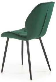 Designová stolička Noel tmavo zelená
