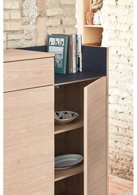 Svetlá hnedo-modrá skrinka Teulat Valley