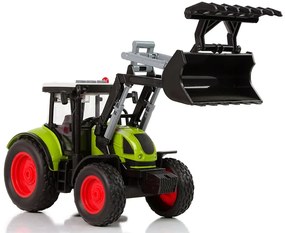 Lean Toys Multifunkčný traktor s lyžicou – svetelné a zvukové efekty
