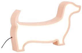Ružová detská lampička Dog - Candellux Lighting