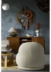 Béžové kreslo Ovo – Miuform