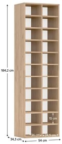 Botník Iglos (dub artisan). Vlastná spoľahlivá doprava až k Vám domov. 1119435