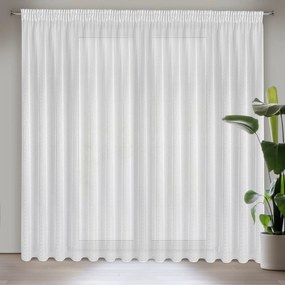 ZÁCLONA NA PÁSKE SIBEL 400X250 CM BIELA