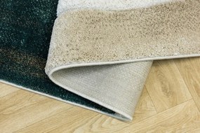 Koberec Kandy N372A béžový / fľaškovo zelený