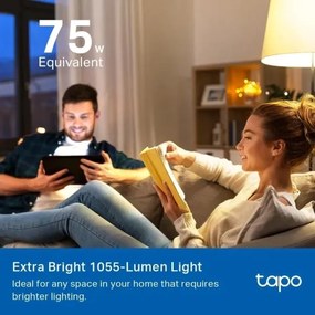LED RGBW Stmievateľná žiarovka A60 E27/8,6W/230V 2500-6500K Wi-Fi - TP-Link