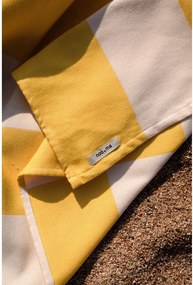 Žltá bavlnená plážová osuška 100x160 cm Su – noo.ma