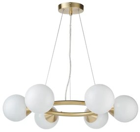 Endon 106390 - Luster na lanku OTIS 6xG9/3W/230V zlatý