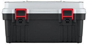 Kufor na náradie 47 × 25,6 × 23,8 cm, s organizérmi, sivá
