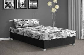 Posteľ Mars 140x200 cm čalúnenie: Krémová / Mega 044 krémová