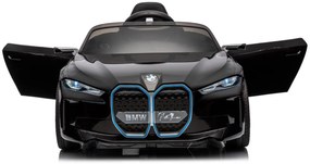 Detské elektrické autíčko na diaľkové ovládanie BestBerg BBCC-20B - BMW i4 / od 3 rokov / nosnosť 30 kg / čierne