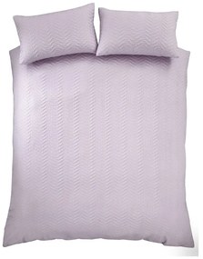 Obliečky na jednolôžko v levanduľovej farbe 135x200 cm Heatset Wave – Catherine Lansfield