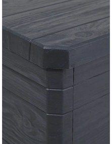 Tmavosivý záhradný úložný box Woodys – Toomax