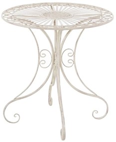 Kovový stôl GS13437402 - Krémová antik