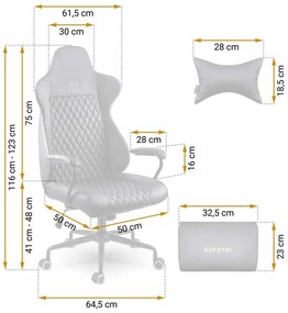 Kancelárska stolička Sofotel Verona 2581 - čierna