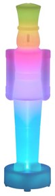 Stolná lampa biela vrátane LED stmievateľná a nabíjateľná RGBW-IC - Nutcracker