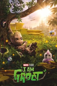 Plagát, Obraz - Marvel: I am Groot - Chill Time, (61 x 91.5 cm)