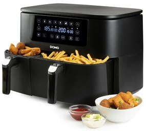 DOMO DO546FR digitálna dvojitá teplovzdušnáfritéza, 3+6 l