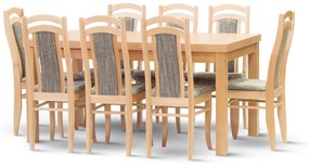 Stima stôl MULTI Odtieň: Buk, Rozmer: 160 x 90 cm + 40 cm
