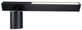 Nástenné svietidlo Magnet Left, 1x čierne kovové tienidlo + 1x LED 5W, b