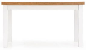Jídelní rozkládací stůl Tiaro 140/220 cm dub lancelot/bílý