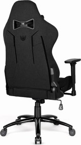 Herná ergonomická stolička HC-1013 – čierny poťah z kvalitnej textílie