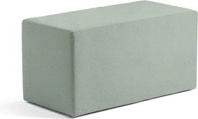 Taburet CASUAL, 1000x500 mm, látka CURA, zelenošedá