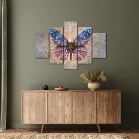 Obraz - Steampunk motýľ (150x105 cm)