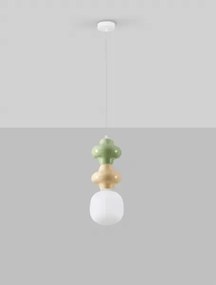 LED zeleno-žlté moderné svietidlo Clio 2