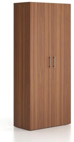 Kancelárska skriňa vysoká SOLID, 800 x 400 x 1830 mm, orech