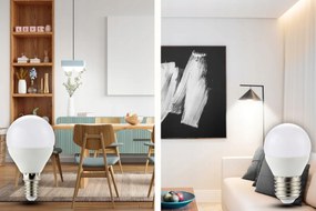 SADA 10x LED žiarovka E14 8W 700lm G45 - neutrálna biela