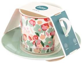 Altom Porcelánová šálka s podšálkou Grace 260 ml