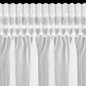 ZÁCLONA NA PÁSKE REBECCA 140X250 CM BIELA