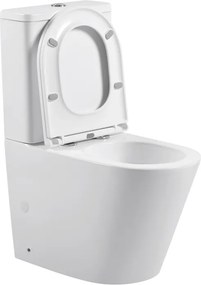 Erga Tina, WC kombi misa 620x365x820 mm, Tornado 2.0 + toaletné sedadlo, biela lesklá, ERG-V03-TINA-TO2-WH