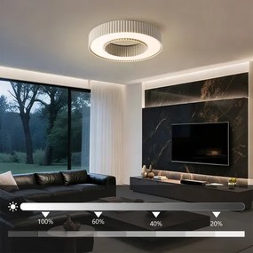 Brilagi - stmievateľné stropné svietidlo LUMIX LED/48W/230V 3000-6000K, béžové, priemer 50 cm + diaľkové ovládanie