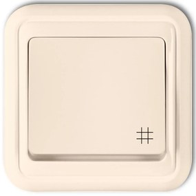 L 1WPT-6 krížový vypínač Liza béžový