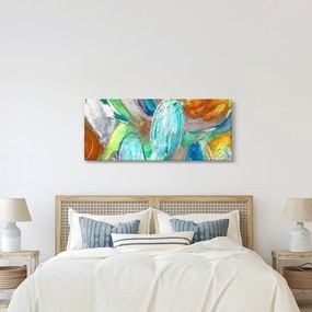 Obraz - Farebná abstrakcia (120x50 cm)
