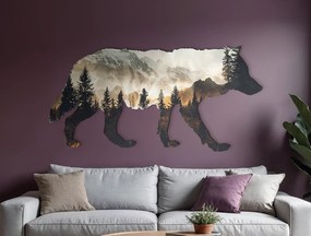 drevko |  Obraz na stenu Vlčí horizont  395 x 80 cm