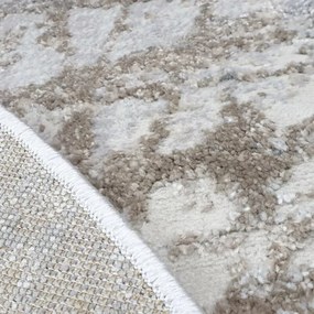 Koberec Bellavista 280-25 béžový  / sivý - kruh