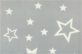 Koberec LUNA 533744/89944 hviezdy, sivý / krémový