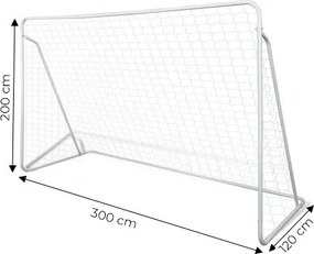 MOVEPRO Futbalová bránka so sieťou 300x200cm ECOTOYS