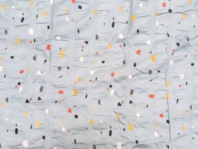 Krepové obliečky do postieľky Renforcé PINTURA sivé Rozmer obliečky: 45 x 65 cm | 90 x 140 cm